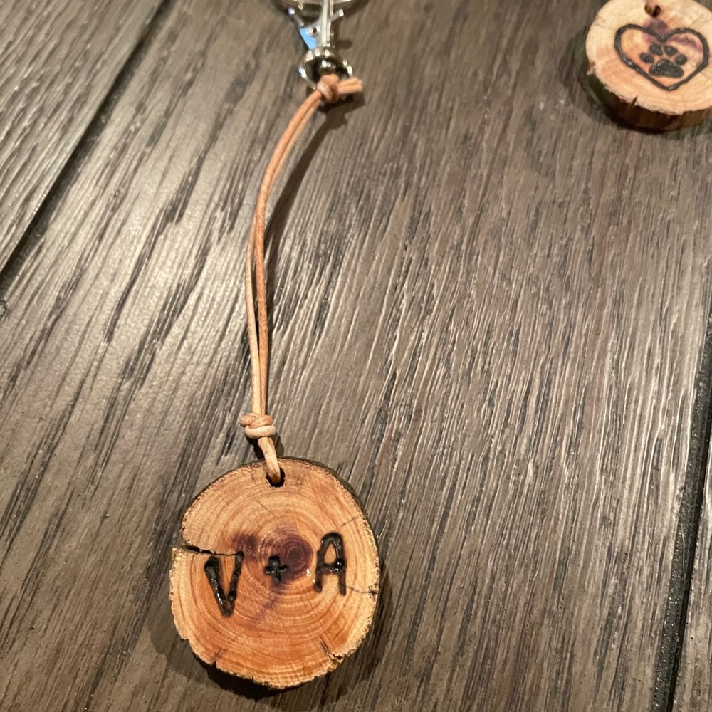 Customized Handmade Wood Keychains - Picture 5 of 8